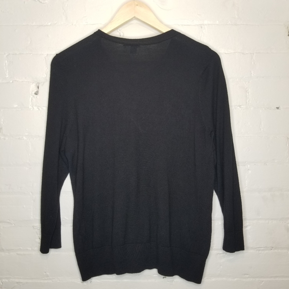 Halogen Black Button Up Cardigan Size XL - Picture 2 of 7